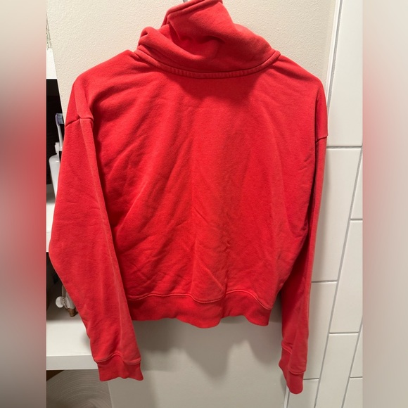 Prince Women's Cropped 1/4 Zip - size Medium - Code Red - Picture 2 of 6